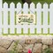 Welcome to Our Garden” Wooden Hanging Sign 5x10” – Funny Outdoor Farmhouse Decor
